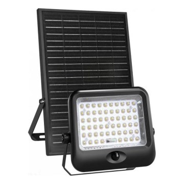 LED saulės prožektorius su jutikliu MHCS LED/35W/3,2V 3000/4000/6500K IP65 15000 mAh + nuotolinio valdymo pultas