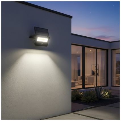 LED saulės reflektorius su jutikliu NCS G2 LED/20W/3,7V 3000/4000/6500K IP54 2600 mAh
