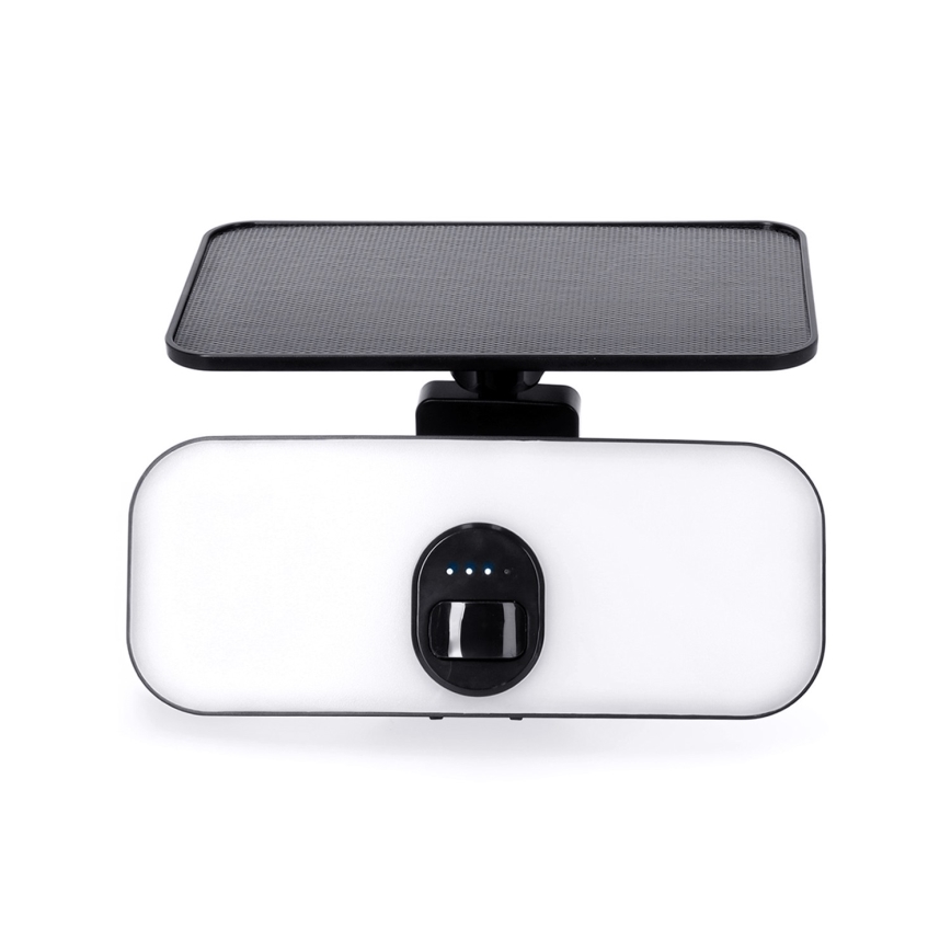 LED saulės šviesos prožektorius su jutikliu LED/13W/3,7V IP65 4000K 4000 mAh