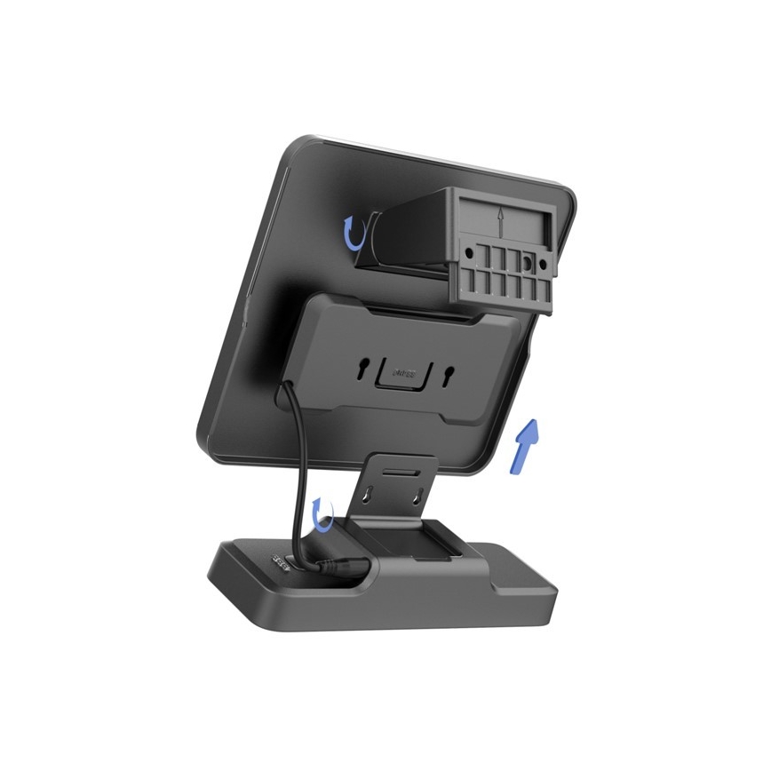 LED saulės šviesos prožektorius su jutikliu LED/8W/3,7V 2000 mAh IP54 juodas