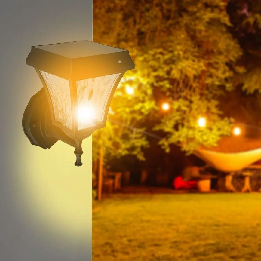 LED Saulės siena lempa 3in1 LED/2W/5,5V 3000K/6000K IP65 2200 mAh