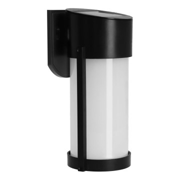 LED saulės sieninis šviestuvas LED/3,7V 300 mAh IP44 juodas