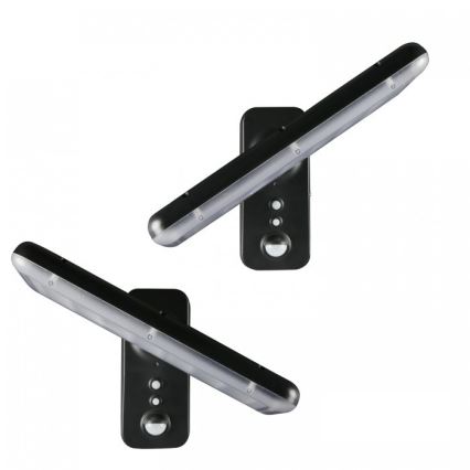 LED saulės sieninis šviestuvas su jutikliu PHOENIX LED/15W/3,2V 3000/4000K IP65 6000 mAh