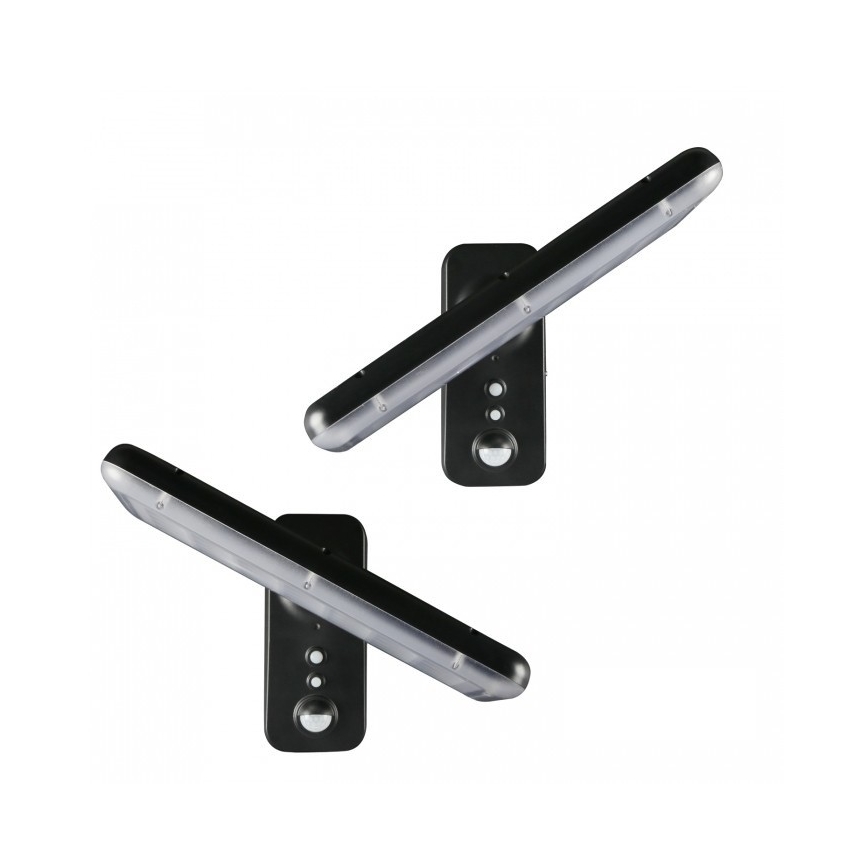 LED saulės sieninis šviestuvas su jutikliu PHOENIX LED/15W/3,2V 3000/4000K IP65 6000 mAh