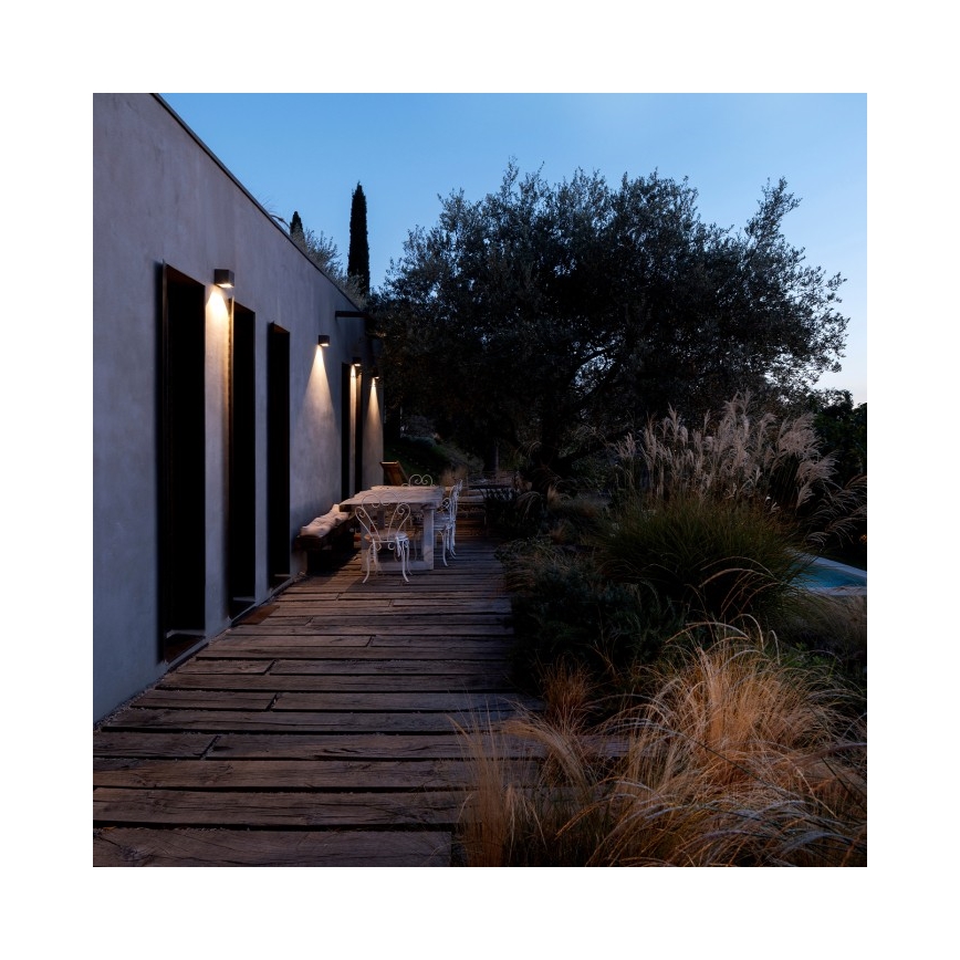 LED saulės sieninis šviestuvas QUERK LED/1,2V 3000/4000K IP54 800 mAh