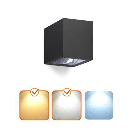 LED saulės sieninis šviestuvas QUERK LED/1,2V 3000/4000K IP54 800 mAh