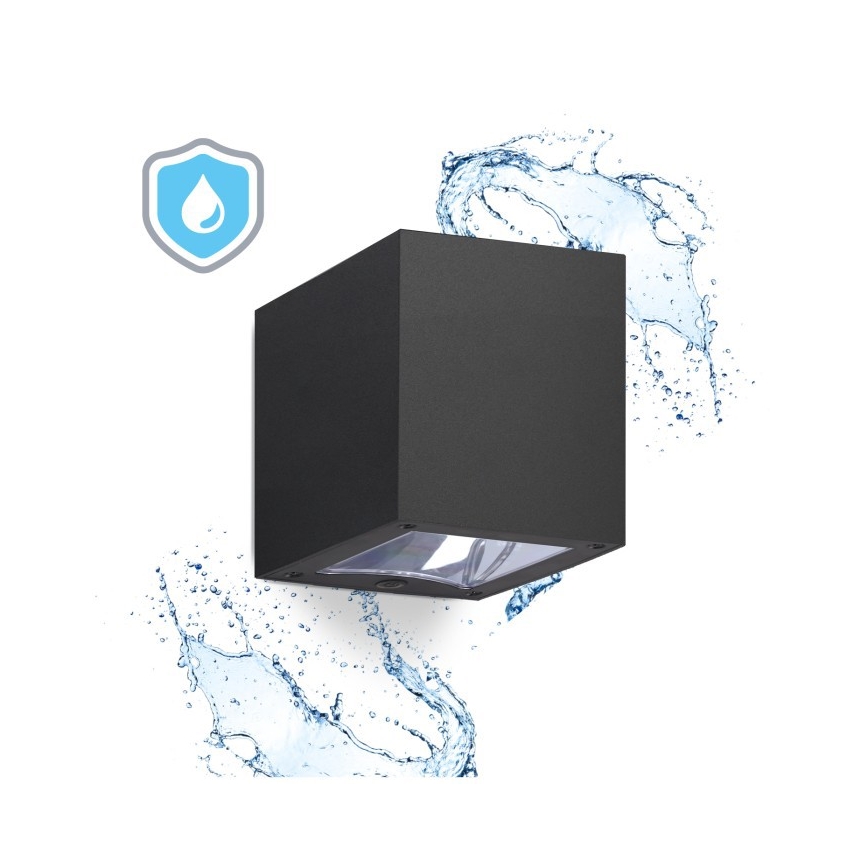 LED saulės sieninis šviestuvas QUERK LED/1,2V 3000/4000K IP54 800 mAh