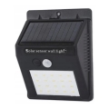 LED saulės sieninis šviestuvas su davikliu LED/0,55W/3,7V 1200 mAh IP65