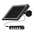 LED Saulės sieninis šviestuvas su judesio ir sutemų jutikliu LED/8W/3,7V 4000 mAh 4000K IP65