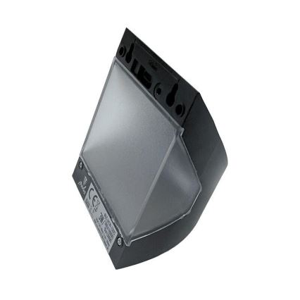 LED saulės sieninis šviestuvas su jutikliu LED/3W/3,7V 3000/4000K 1200 mAh IP54 juodas