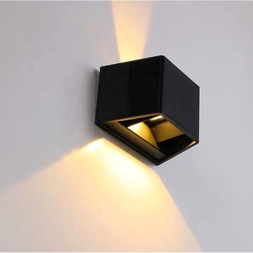 LED Saulės sieninis šviestuvas su jutikliu LED/2W/5V IP54 1300 mAh