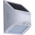 LED saulės sieninis šviestuvas su jutikliu LED/3W/3,7V 3000/4000K 1200 mAh IP54 baltas