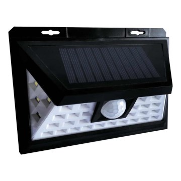 LED Saulės sieninis šviestuvas su jutikliu LED/5W/3,7V 1800 mAh IP65