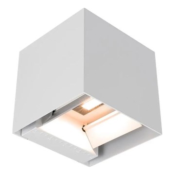 LED saulės sieninis šviestuvas su jutikliu LED/9W/3,7V 3000/4000/5000K IP65 2600 mAh baltas