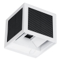 LED saulės sieninis šviestuvas su jutikliu LED/9W/3,7V 3000/4000/6000K IP65 2600 mAh baltas