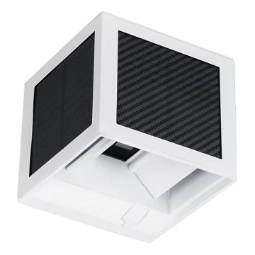 LED saulės sieninis šviestuvas su jutikliu LED/9W/3,7V 3000/4000/6000K IP65 2600 mAh baltas