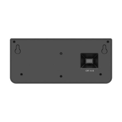 LED saulės sieninis šviestuvas su jutikliu LINK LED/5W/3,7V 2000 mAh IP65 juodas