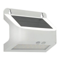 LED saulės sieninis šviestuvas su jutikliu SOLTO LED/6W/3,7V 4000K IP54 2400 mAh baltas