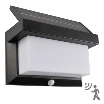 LED Saulės sieninis šviestuvas su jutikliu TONY LED/3,7V 1800 mAh IP44