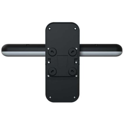 LED Saulės sieninis šviestuvas su jutikliu LED/15W/3,2V 4000K/6000K IP65 6000 mAh juodas