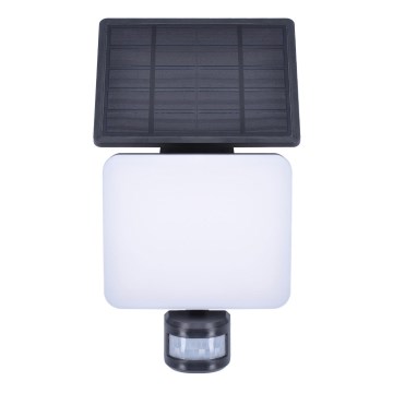 LED saulės šviesos prožektorius su judesio jutikliu LED/11W/3,7V 4400mAh 3000K/4000K/6500K IP54