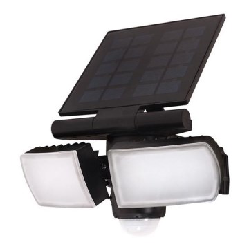 LED saulės šviesos prožektorius su jutikliu 2000mAh LED/8W/3,7V IP44