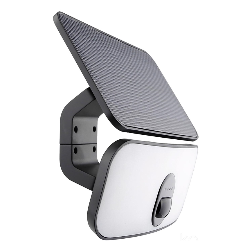 LED saulės šviesos prožektorius su jutikliu LED/13W/3,7V IP65 4000K 4000 mAh