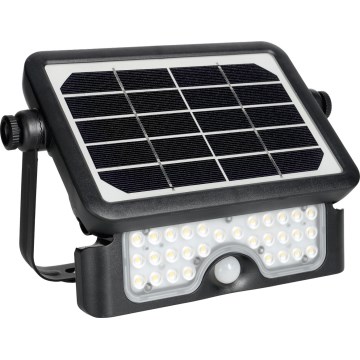 LED saulės šviesos prožektorius su jutikliu LED/5W/3,7V 4000K IP65 3000 mAh