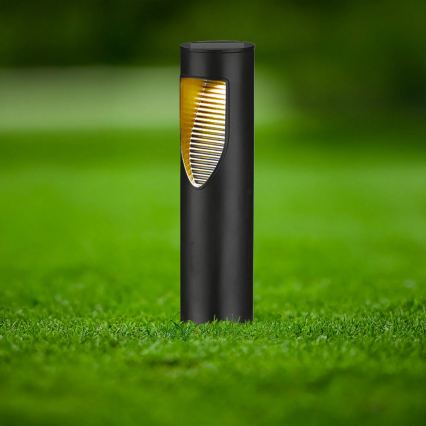 LED saulės šviestuvas ADDIS LED/1,2V 600 mAh IP44 juodas