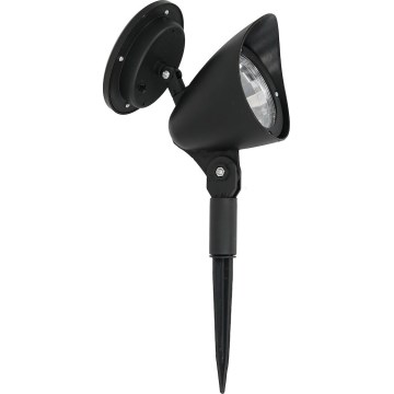 LED saulės šviestuvas JOKER LED/1,2V 100 mAh 4000K 31,5 cm IP44 juodas