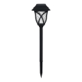 LED saulės šviestuvas LAWN LED/1,2V 100 mAh 3000K 44 cm IP44 juodas