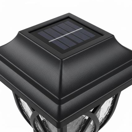 LED saulės šviestuvas LAWN LED/1,2V 100 mAh 3000K 44 cm IP44 juodas
