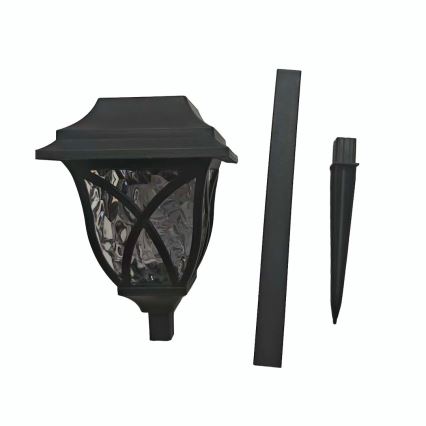 LED saulės šviestuvas LAWN LED/1,2V 100 mAh 3000K 44 cm IP44 juodas