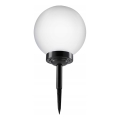 LED saulės šviestuvas LED/1,2V 6500K 200 mAh skersmuo 25 cm IP44 balta/juoda