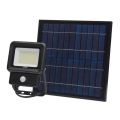 LED Saulės šviestuvas su jutikliu LED/30W/3,7V 6500K IP65 6600 mAh