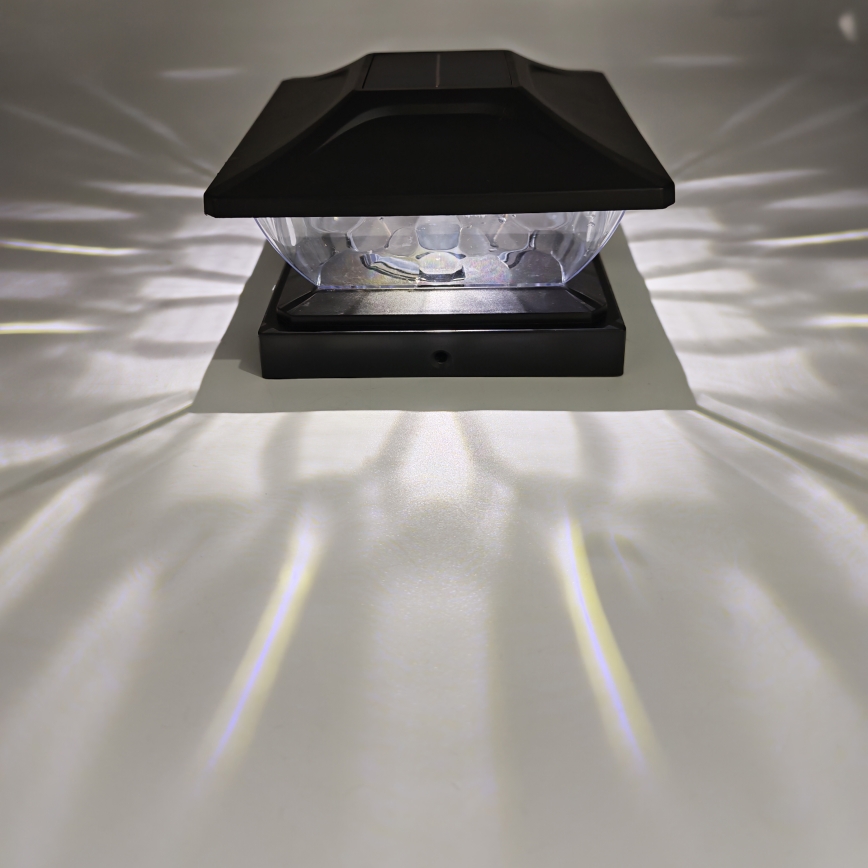 LED saulės šviestuvas TOYA LED/4,5W/230V 3000/6500K 600 mAh IP44 juoda