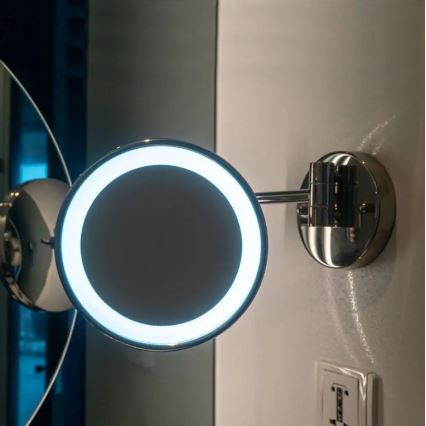 LED Siena kosmetinis veidrodis LED/3W/6V 4xAA IP44