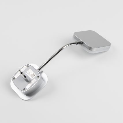 LED sieninė kištukinė lempa LED/3,2W/230V blizgus chromas