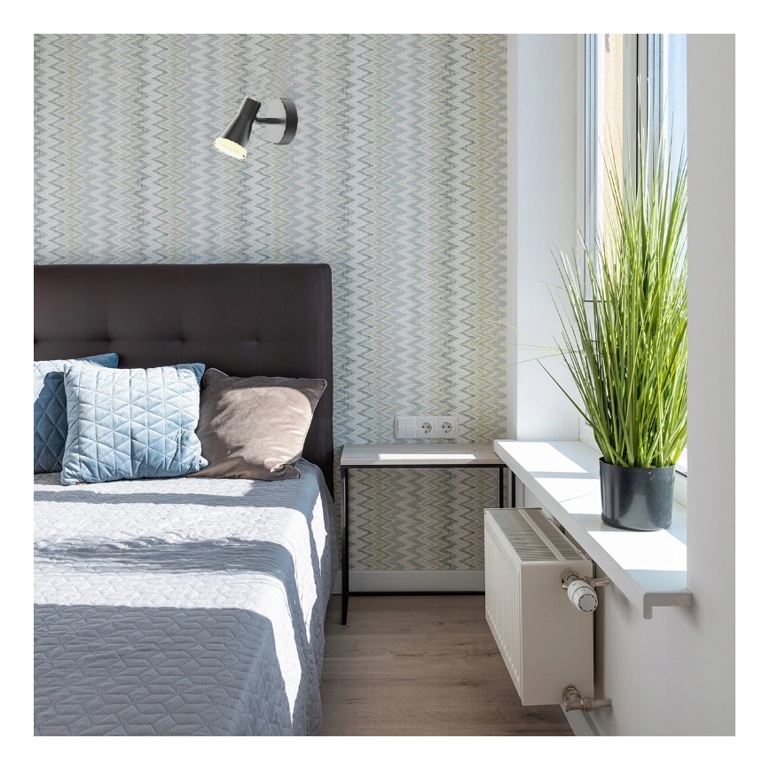 LED Sieninis akcentinis šviestuvas BERG LED/4,2W/230V juodas