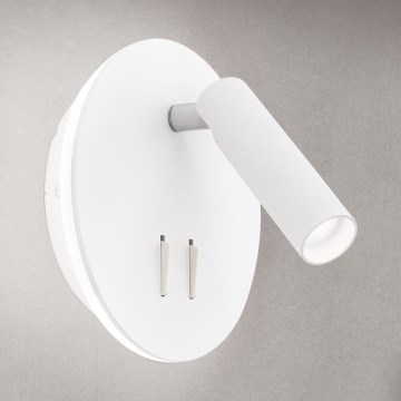 LED sieninis akcentinis šviestuvas LENNY LED/6W/230V + LED/3W balta