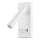 LED sieninis akcentinis šviestuvas su USB LED/2W/230V balta