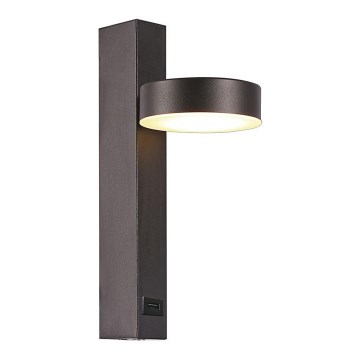 LED sieninis akcentinis šviestuvas su USB prievadu LED/8W/230V 3000K