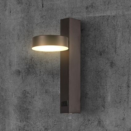 LED sieninis akcentinis šviestuvas su USB prievadu LED/8W/230V 3000K