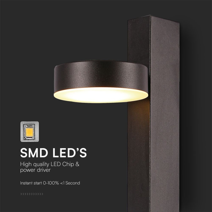 LED sieninis akcentinis šviestuvas su USB prievadu LED/8W/230V 3000K