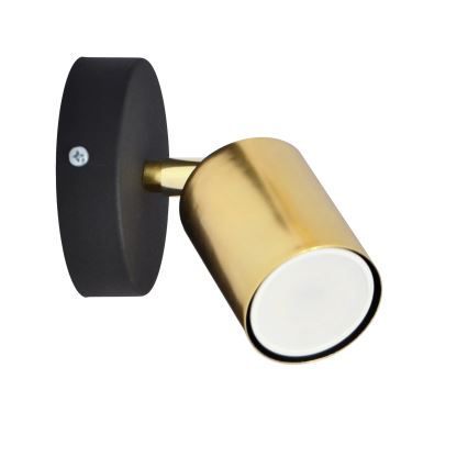 LED Sieninis akcentinis šviestuvas TUNE 1xGU10/4,8W/230V auksinis/juodas