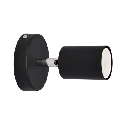 LED Sieninis akcentinis šviestuvas TUNE 1xGU10/4,8W/230V juodas