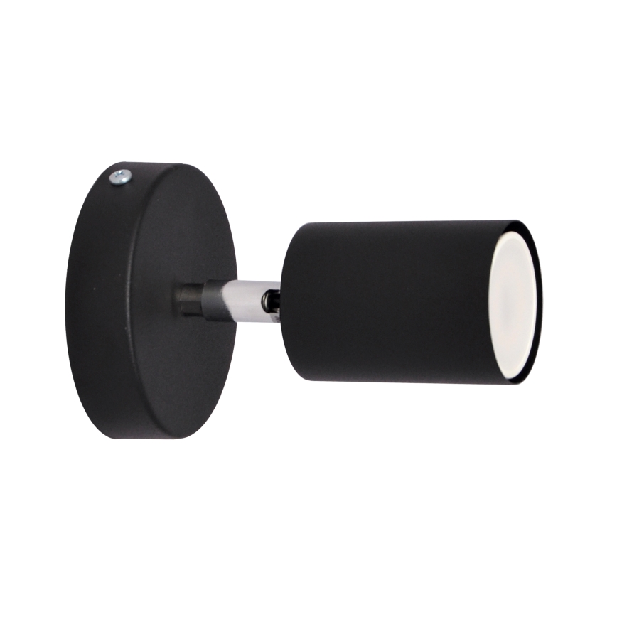 LED Sieninis akcentinis šviestuvas TUNE 1xGU10/4,8W/230V juodas