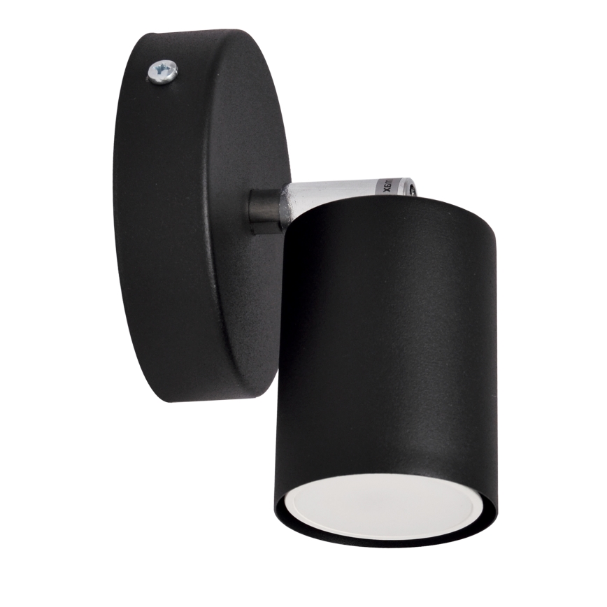 LED Sieninis akcentinis šviestuvas TUNE 1xGU10/4,8W/230V juodas