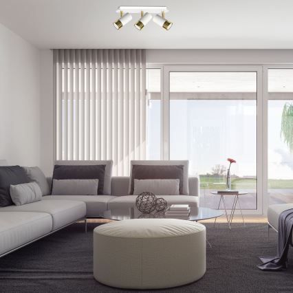 LED Sieninis kryptinis šviestuvas DANI 3xGU10/8W/230V
