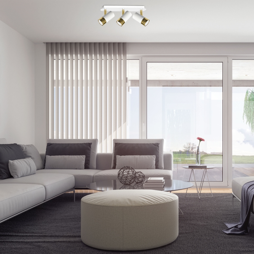 LED Sieninis kryptinis šviestuvas DANI 3xGU10/8W/230V